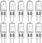 GY6.35 Light Bulbs, 120V 50W Crystal Clear Halogen Bulb 2 Pin, T4