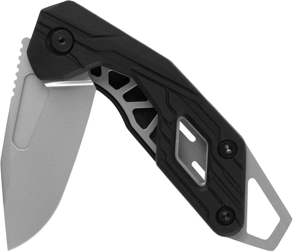 Kershaw Diode Folding Pocket Knife, 1.6 Inch Blade, Manual Opening, Liner Lock (1230), Black Steel