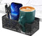 Desk Organizer Clip-on Cup Holder, Pencil Holder for Beverages & Phone Storage, Office Accessories