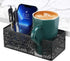 Desk Organizer Clip-on Cup Holder, Pencil Holder for Beverages & Phone Storage, Office Accessories