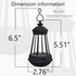VIOYOUNS 2Pack Replacement(5.5x3) Mini Solar Lantern Lights Replacement - Garden Decor Outdoor Lighting Decorative