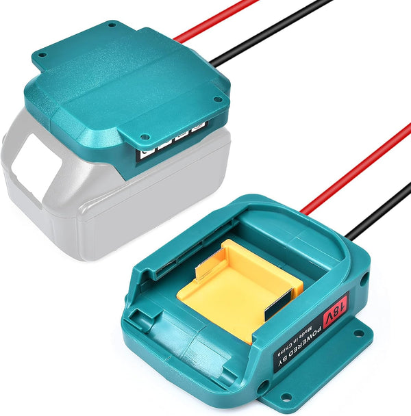 Power Wheels Adapter for Makita 18V Lithium Battery BL1830, BL1840, BL1850, Battery Converter for DIY RC Toys, Robotics