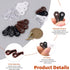 240Pcs Cabinet Glass Retainer Clips Kit, 4 Colors 4mm Plastic Mirror Clips with Screws for Fixing Doors