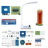 Soldering Practice Kit 5-in-1 DIY Classic Desk Lamp, Square Metal Detector, Small