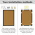 OWLKELA 2 Pcs Cork Board – 17.7"X 13.3" Bulletin Board, Vision Board, Notice Pin Board for Office & Home Decor