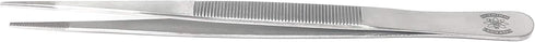 Scientific Labwares High Precision Stainless Steel Lab Tweezers/Forceps with Straight Broad Strong Point (6 in.)