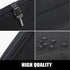 Sooez Wide-Opening Pencil Pen Case, Lightweight & Spacious Zipper Stationery Bag, Aesthetic Supply, Black