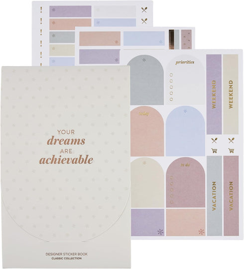 Erin Condren Classic Sticker Book, Canvas Asterisk, Decorate Paper Crafts, Label, Color Code Planner