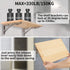14",Heavy 330lbs Pack 2 YUMORE Folding Shelf Bracket Duty Stainless Steel Collapsible Shelf-Bracket Max Load Wall