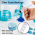 20ml Package, Pack 12 Syringe Without Needle, Syringe for Liquid, Scientific Labs, Measurement, Disposable Individual