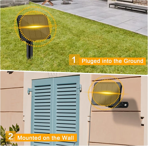 cshare 39.4ft 120LED 8 Solar String Lights for Outside, Outdoor Solar String Lights Modes for Garden Yard Patio Tree