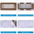Complete Air Vent Filters Kit: 98'' x 18'' Electrostatic Media, 36+ Filters per Roll for HVAC, AC & Heating