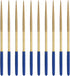 uxcell Diamond Needle File Set, 10pcs 3mm x 140mm Round Files for Metal, Wood, Stone, Glass