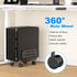 5.5 9.8 inch Cart,Black(ZJJ005) suptek Computer Tower Stand,Mobile CPU Rolling Stand, to Wide Adjustable Mobile Cart