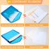 B4 Plastic Expanding File Folders Wallet, Colorful Document Organizer with Snap Closure for Office, 14 Pack