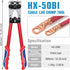 8, 6, 4, 2, 1, 1/0 iCrimp Battery Cable Lug Crimping Tool for AWG Heavy Duty Wire Lugs, Battery Terminal, Copper Lugs