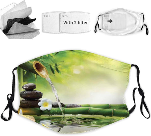 TXSDCCY Cloth Masks for Men Women,Washable Reusable Adult Printed Face Masks Adjustable Ear