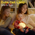7-Color ZKLiLi Night Light, Cute Cat Nursery Lights USB Rechargeable Cat Lamp Nightlight Birthday Christmas Gift