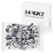 Sanuke 200PCS 3/64" Aluminum Crimping Loop Sleeve for 3/64" Diameter Wire Rope and Cable