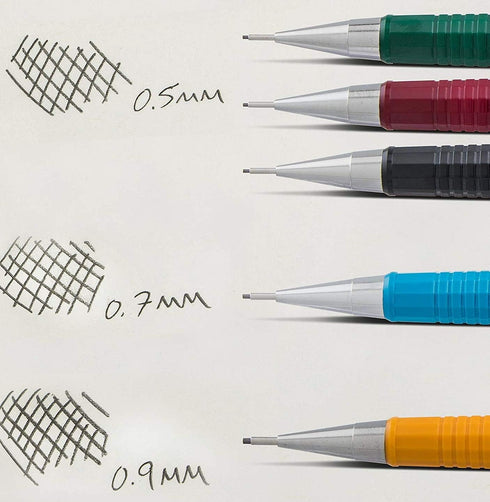 Pentel Sharp Mechanical Pencil, 0.7mm Medium Line, Blue Barrel, Box of 12 (P207C)