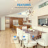6Inch Dimmable 2700K/3000K/4000K/5000K/6000K 5CCT 16.5W 1100Lm, ECOELER Bronze LED Ceiling Disk Light, Retrofit Surface