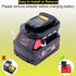 Biswaye Adapter for DeWalt 20V Max Tools, Compatible with Milwaukee M18 18V Battery, 20V to 18V Battery Converter