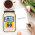 50th 50 50th Funny Birthday Card, Year Old Gifts for Him Her, Birthday Decorations Men,Mayonnaise, Food Pun, Vegan