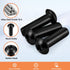 MewuDecor M5 x 25mm Button Head Hex Socket Cap Screws, 10.9 Grade Alloy Steel, Black Oxide Finish, 50 PCS