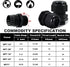 12 Pcs 3/4" Black NPT Cable Glands IP68 Waterproof Connectors for Electrical Box Nylon Cord Grip Strain Relief