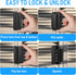 3Pack Home Security Door Reinforcement Lock, Childproof Safety Door Lock Latch Inside Stopper, Add High Security