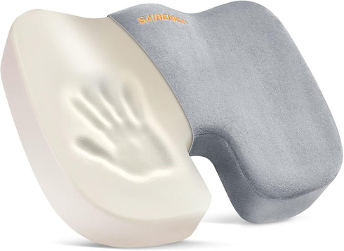 SAIREIDER Seat Cushions for Office Chairs, Memory Foam Coccyx Cushion Pads for