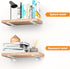 8 inch 6 Pack Floating Shelf Brackets L Brackets for Shelves White Metal Heavy Duty Shelf Bracket for DIY Decorative