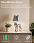 WAJIAWAQIAO 3 Dimming, Chrome Silver Deer Desk Lamp - Cordless LED Table Lamp with Touch Control, Color Modes