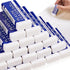 Lewtemi 100 Packs White Erasers Bulk, Large Block Eraser for Kids School Drawing Art, 2 x 0.8 x 0.4 Inch