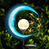 Solar Outdoor Garden Lights, Waterproof Crackle Glass Globe LED Landscape Lighting for Pathway and Yard