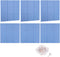 PATIKIL Felt Bulletin Board, 12"x12" 6 Packs Self Adhesive Textured Tiles for Sound Proofing Wall Panels