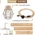Frideko Wall Lamp with Plug in Cord - Plug in Wall Sconces, Farmhouse Hanging Lamps that Plug into Wall Outlet, Rustic