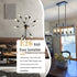 3.2 Inch 3000K E26 Bulb 60 120V 600LM Bulbs Dimmable, 6W T10 T30 Bulbs Certified-6 Pack Warm White LED Watt Equal, AC