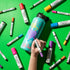 Glass Pen Window Marker: Liquid Chalk Markers for Glass, Car, or Mirror with Washable Paint - Fine Tip for Car Windows,