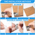 8Pcs Small Caster Wheels, 1/2inch Mini Swivel Self Adhesive Wheels for Furniture, Kitchen Appliances, Projects