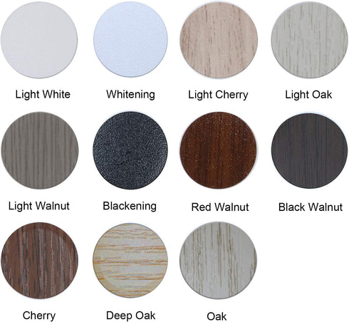 1 Sheet/54Pcs 20mm Wooden Furniture Accessories, Self Adhesive PVC Decoration Screw Cap Covers, Light White