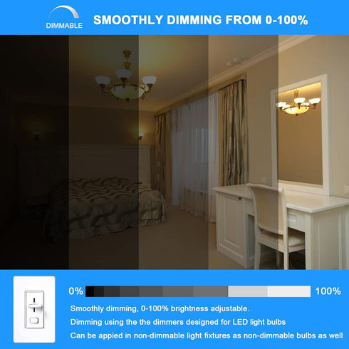 E12 Bulb Dimmable 7W 60W Bulb, 3000K T6 C7 E12 Bulb 60 AC120V Kx-2000 Bulbrite (6 Pack) LED Equivalent to Halogen Warm