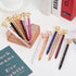 Diamond Pens Metal Ballpoint Pen - 3 Pack Fun Fancy Crystal Diamond Bling Rose Gold Pens for Women