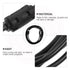 2.0 3 Vaguelly USB Printer Cable for Copier and Scanner, Meter Black USB Cable for Computer Accessories, Office