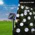 36ft 60 8 Toodour Solar String Lights Outdoor, LED Globe String Light with Mode, Waterproof Crystall Ball Lights Solar