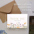 Liheheca 24 Pack 4x6 Inch, Set Wildflower Thank You Cards with Envelopes, bulk, Wax Seal Stickers, Flower Greeting