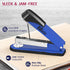 Metal Stapler Heavy Duty - 50 Sheet Capacity with 1750 Staples, Blue Full Strip Stapler for Office & Classroom