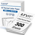 TUXIYA 300 Sheets Thermal Printer Paper 8.5 x 11 Inch,BPA free Advanced Thermal