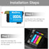 BeOne Remanufactured Ink Cartridges Replacement for Epson 200XL T200XL for XP-200 XP-300 XP-310 (3 Cyan)
