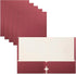 Better Office Products Two Pocket Portfolio Folders, 50-Pack, Burgundy, Letter Size Paper Folders